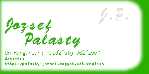 jozsef palasty business card